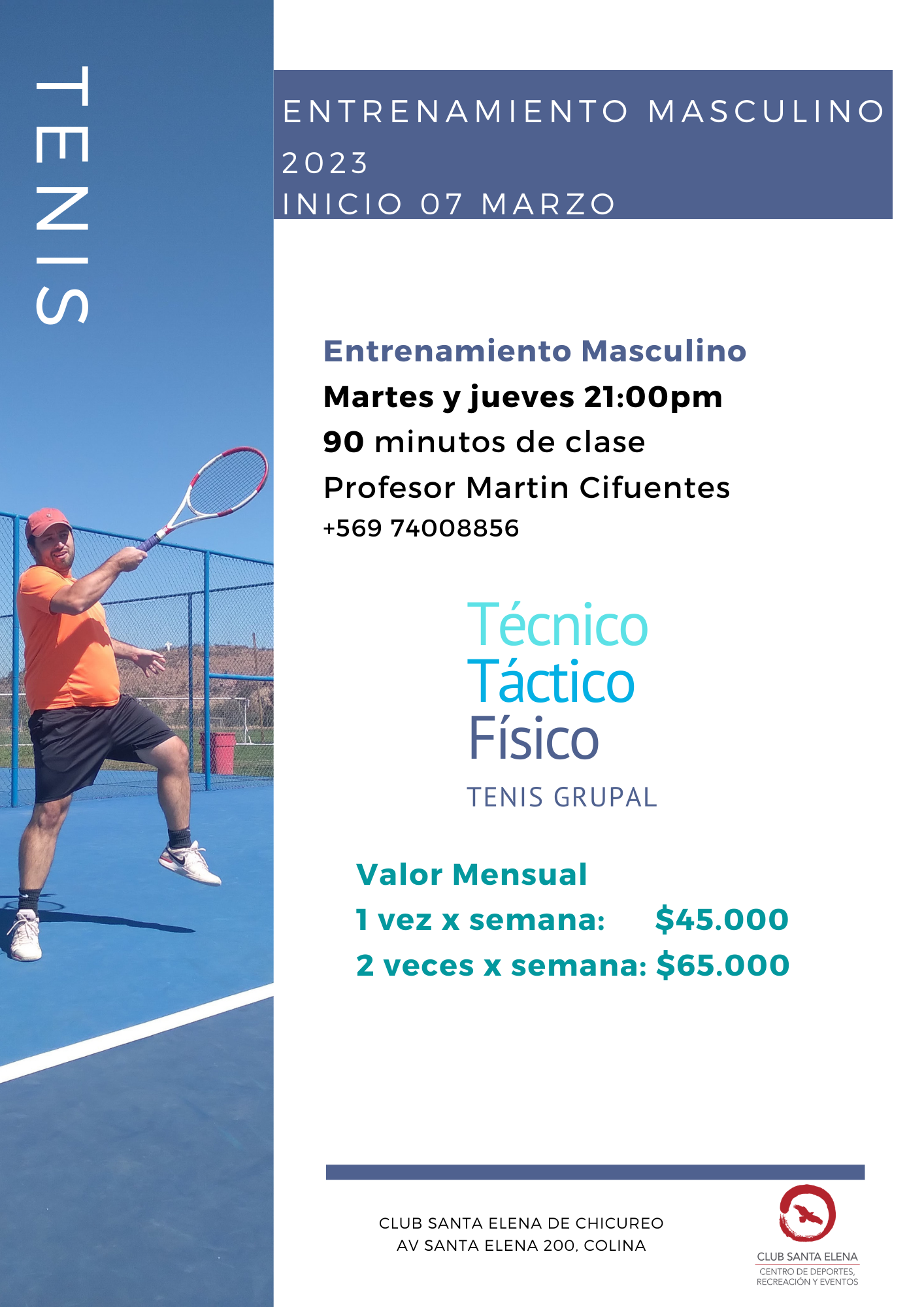 Clases de tenis grupales